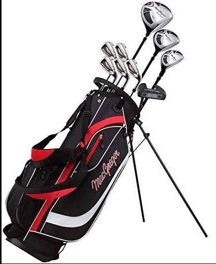 clubs in golf bag
