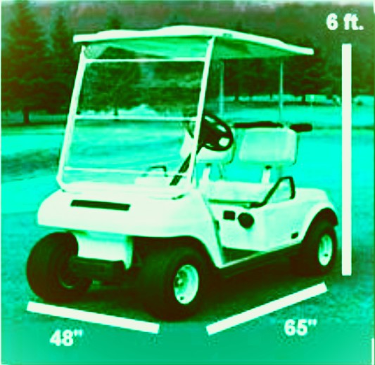 golf cart dimensions